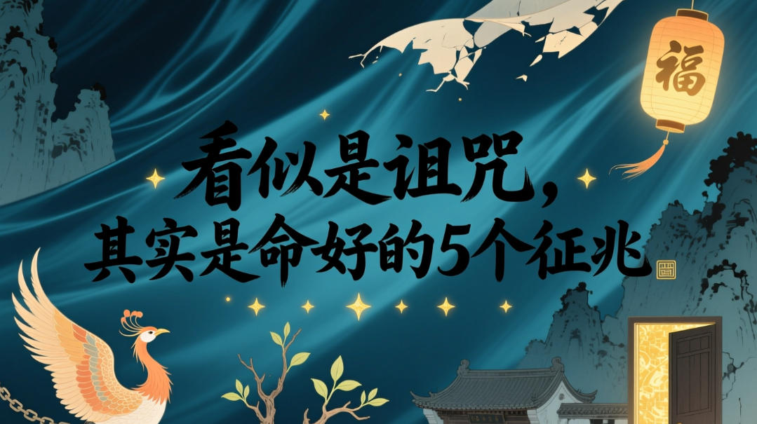 付费文章:看似是诅咒,其实是命好的5个征兆-项目资源网
