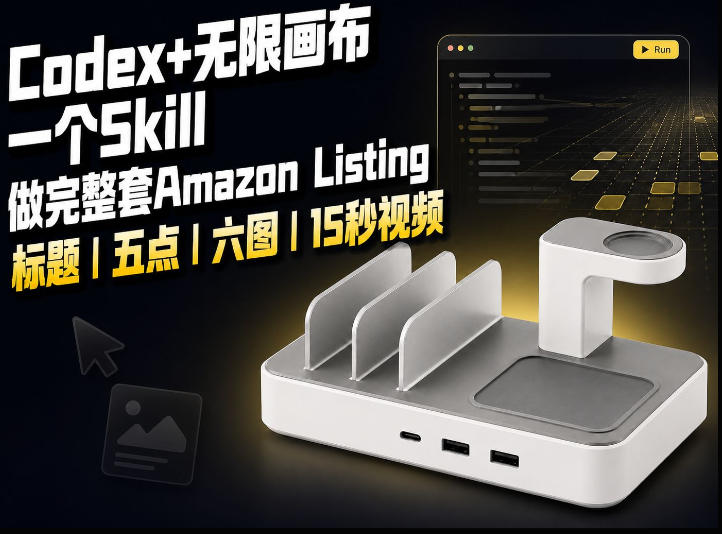 我用一个Codex Skill做完Amazon Listing：标题、五点、六图和视频全流程-项目资源网