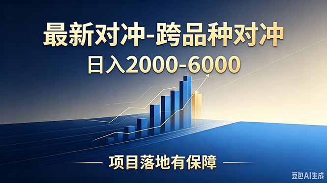 跨品种对冲震撼首发！日收益2000-6000+，项目绿色长久，安全稳健，合规靠谱，可批量放大-项目资源网