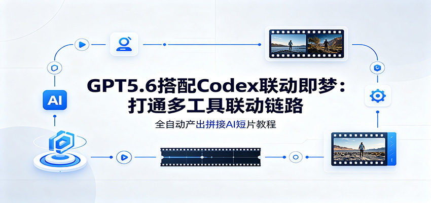GPT5.6搭配Codex联动即梦：打通多工具联动链路，全自动产出拼接AI短片教程-项目资源网