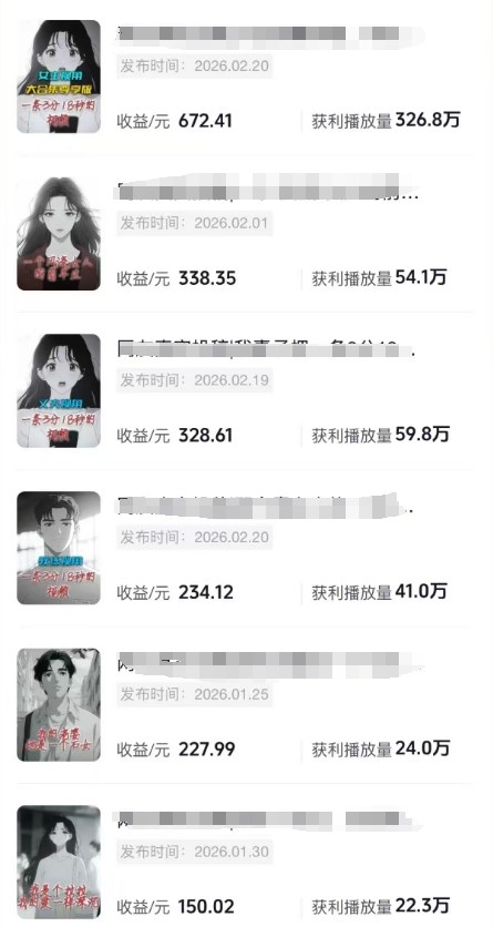 抖音某博主的AI情感故事第一人称解说视频教学，条条爆款，撸创作伙伴计划收益-项目资源网