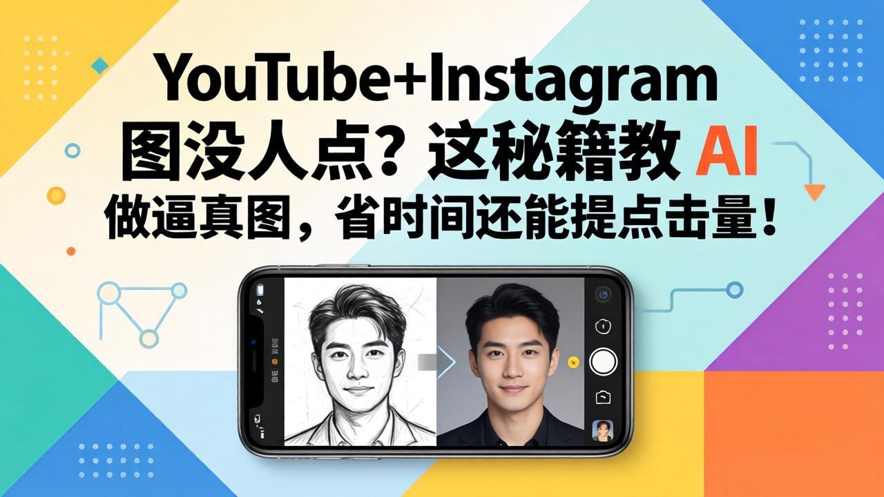 YouTube+Instagram图没人点？这秘籍教 AI 做逼真图，省时间还能提点击量-项目资源网