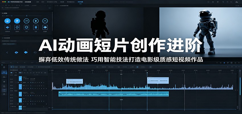 AI动画短片创作进阶:摒弃低效传统做法,巧用智能技法打造电影级质感短视频作品-项目资源网