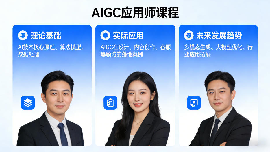 AIGC应用师课程，覆盖了AI技术的理论基础、实际应用、以及未来发展趋势(更新)-项目资源网