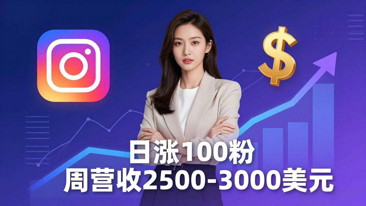 想做数字产品?Sheri亲授:日涨100粉、每周2500至3000美元的营收,Instagram躺着赚-项目资源网