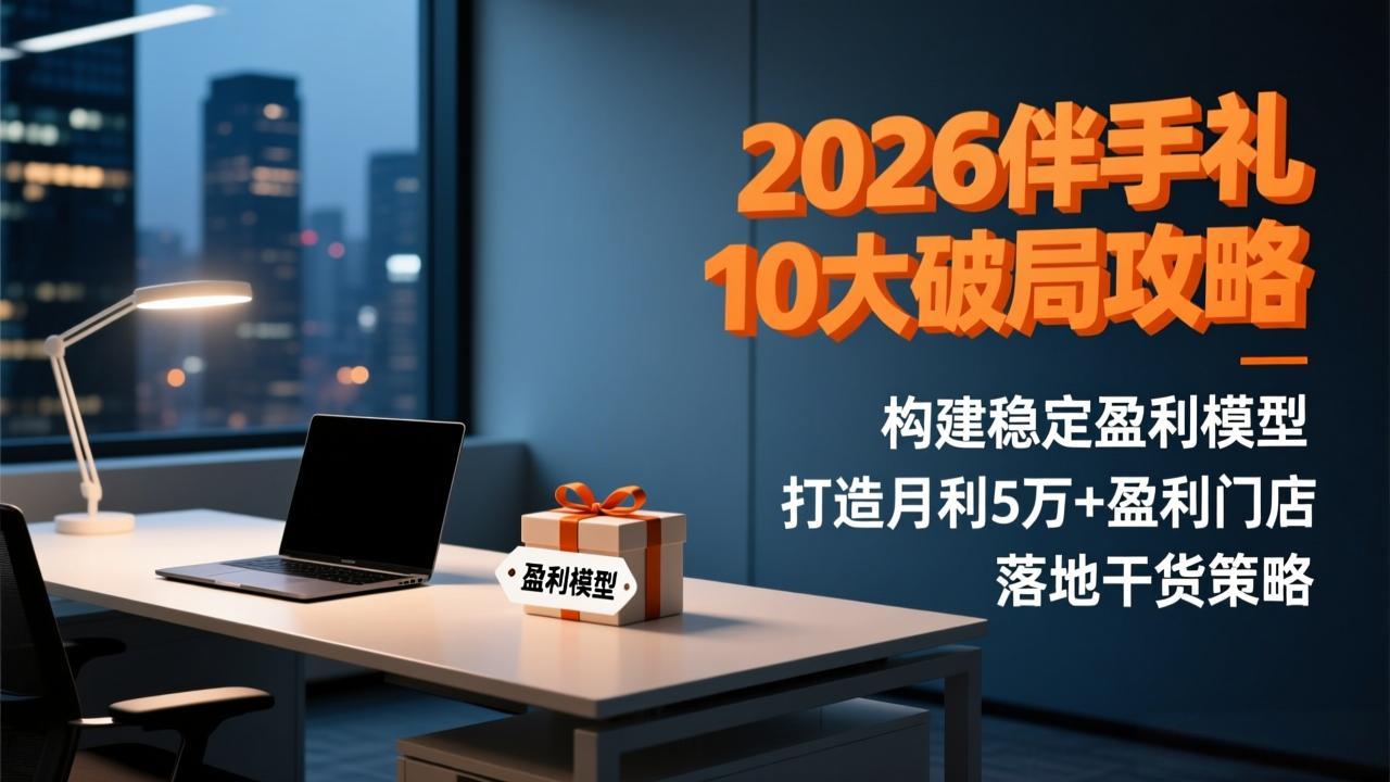 2026伴手礼10大破局攻略:构建稳定盈利模型,打造月利5万+盈利门店,落地干货策略-项目资源网