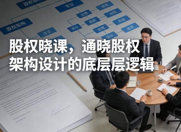 股权晓课，通晓股权架构设计的底层逻辑-项目资源网