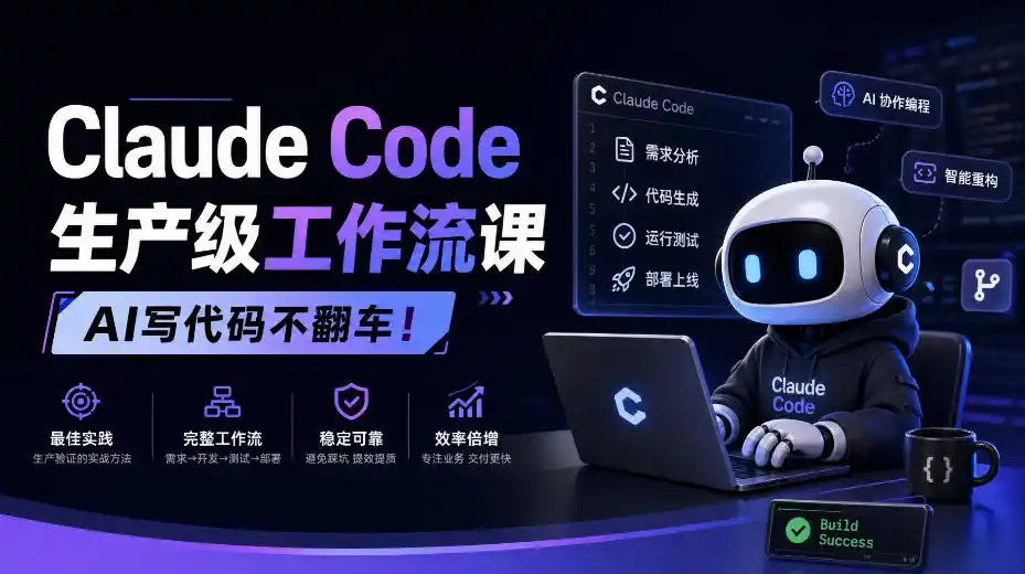 Claude Code生产级工作流课,AI写代码不翻车!【原创双语字幕】-项目资源网