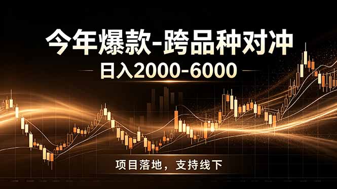 全新跨品种对冲模式上线！日稳定盈利 2000-6000，合规长久可批量放大-项目资源网