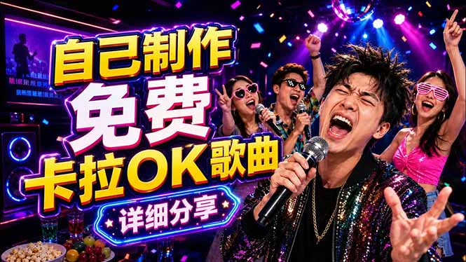 免费卡拉OK歌曲制作全攻略：音轨分离字幕制作，零基础快速做出专业K歌视频-项目资源网