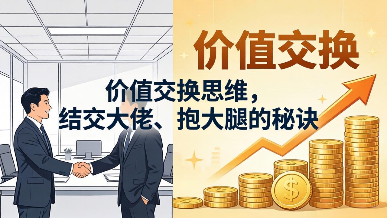 某付费文章：价值交换思维，结交大佬、抱大腿的秘诀-项目资源网