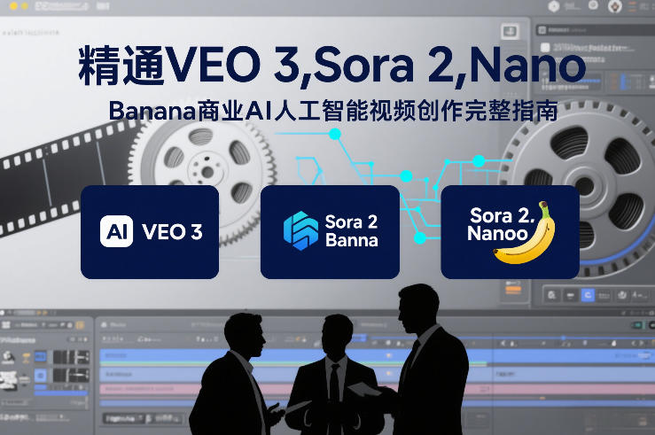 精通VEO 3，Sora 2，Nano Banana商业AI人工智能视频创作完整指南-项目资源网