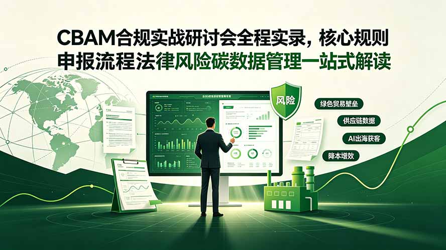 CBAM合规实战研讨会全程实录，核心规则申报流程法律风险碳数据管理一站式解读-项目资源网