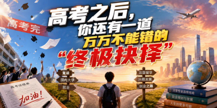 付费文章：高考之后，你还有一道万万不能错的“终极抉择”-项目资源网