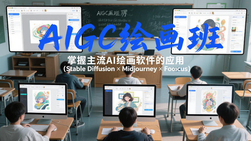 AIGC绘画班，掌握主流Ai绘画软件的应用(Stable Diffusion x Midjourney x Fooocus)-项目资源网
