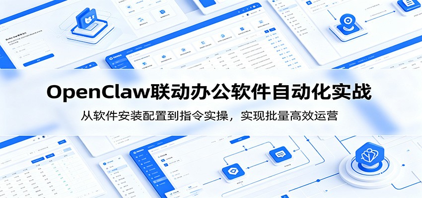OpenClaw自动化实操课：从软件安装配置到指令实操，实现批量高效运营-项目资源网