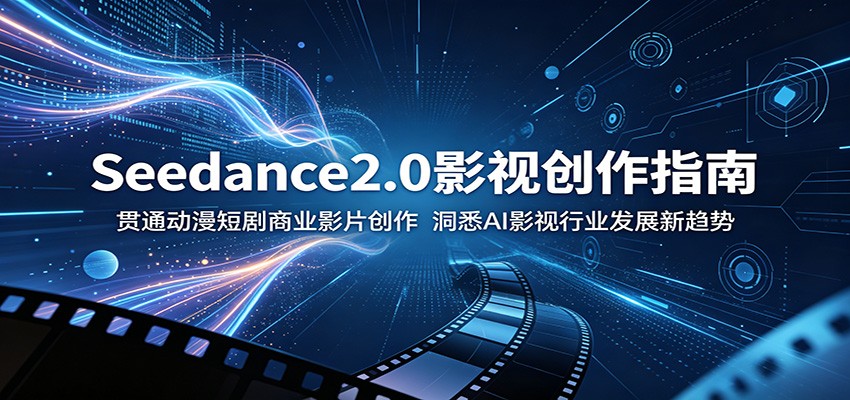 Seedance2.0影视创作指南：贯通动漫短剧商业影片创作，洞悉AI影视行业发展新趋势-项目资源网