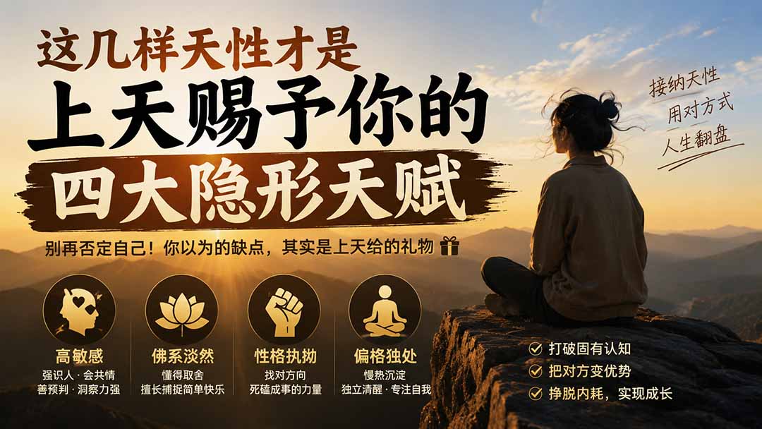付费文章：这几样天性才是上天赐予你的四大隐形天赋-项目资源网