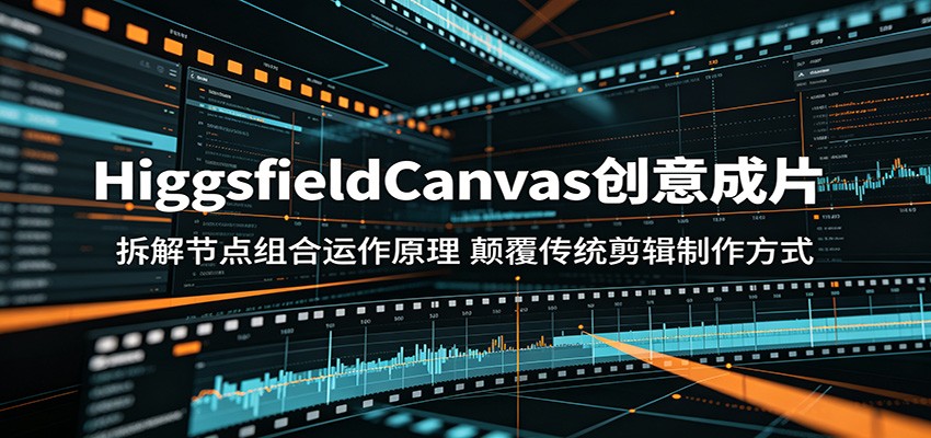 HiggsfieldCanvas创意成片：拆解节点组合运作原理，颠覆传统剪辑制作方式-项目资源网