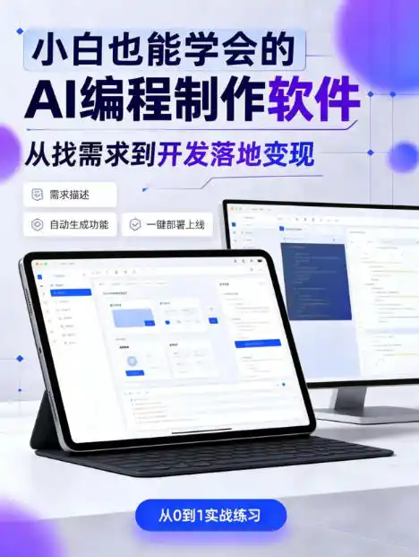 手把手教会你ai编程制作软件到变现全路径，零基础小白轻松上手，从找需求到开发落地变现【揭秘】-项目资源网