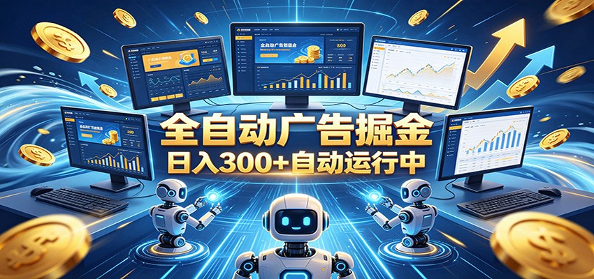 自动广告G机，日入300+，正规平台，广告浏览获益，时间自由，适合各类人群日常增收-项目资源网