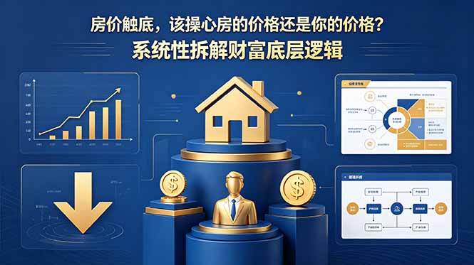 付费文章：房价触底，该操心房的价格还是你的价格？系统性拆解财富底层逻辑-项目资源网