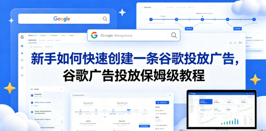 新手如何快速创建一条谷歌投放广告,谷歌广告投放保姆级教程-项目资源网