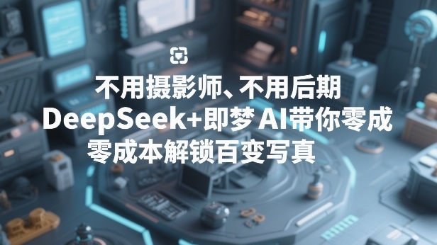 不用摄影师、不用后期，DeepSeek+即梦AI带你零成本解锁百变写真！-项目资源网