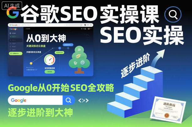 谷歌SEO实操课，Google从0开始SEO全攻略，逐步进阶到大神(更新26年)-项目资源网