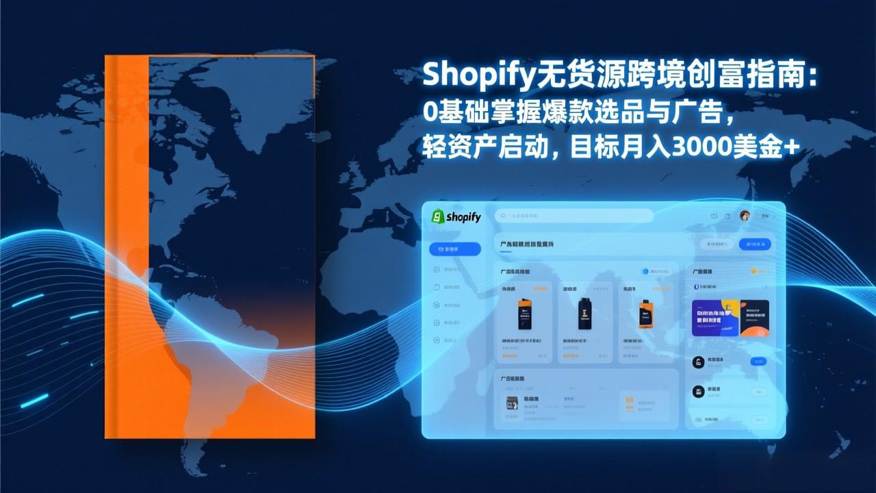 Shopify爆款打法实战:从选品到广告投放,复制爆款模型,驱动独立站月销售额破万刀-项目资源网