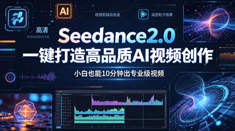 Seedance2.0一键打造高品质AI视频创作，小白也能10分钟出专业级视频-项目资源网