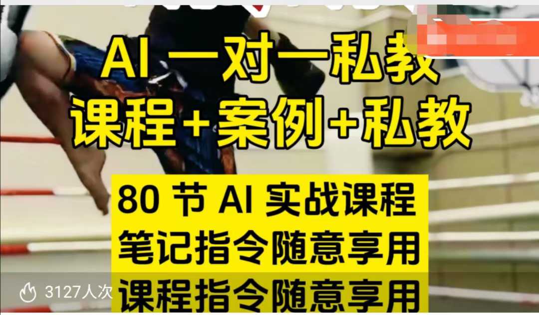 AI指令实战课，课程+案例，80节AI实战课程，笔记指令随意享用，课程指令随意享用(更新26年3月)-项目资源网