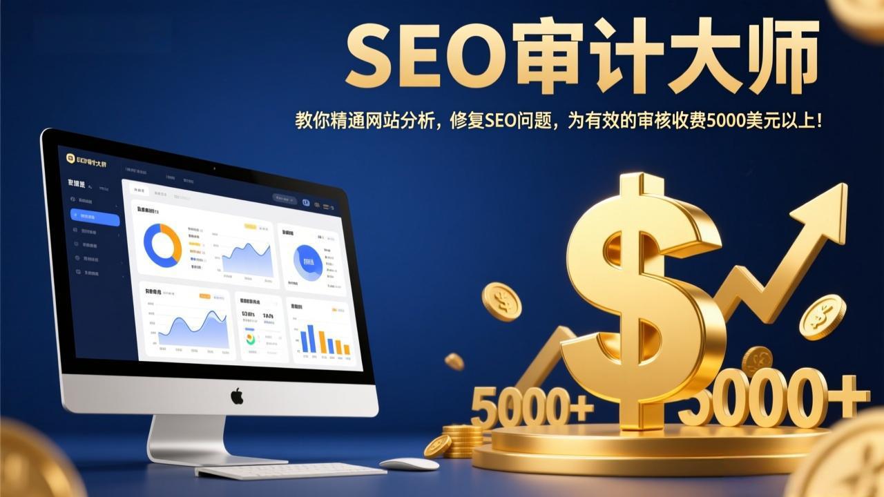 SEO审计大师：教你精通网站分析，修复SEO问题，为有效的审核收费5000美元以上！-项目资源网