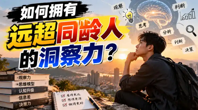 付费文章：如何拥有远超同龄人的洞察力？-项目资源网