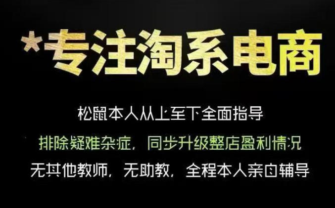 松鼠会电商VIP课程，从基础布局到高阶优化，助你掌握淘宝运营逻辑，提升店铺流量与转化(更新0711)-项目资源网