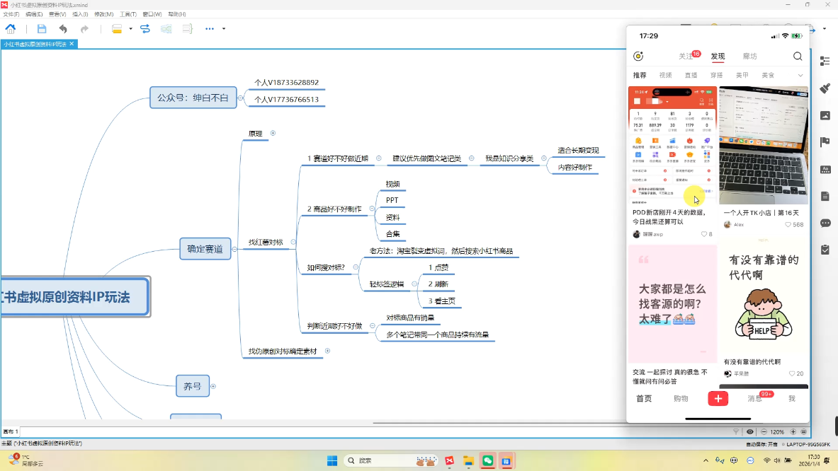 绅白不白·小红书虚拟店铺，IP打法+原创商品(更新2026)-项目资源网