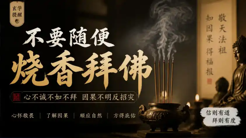 某公众号付费文章:玄学提醒:不要随便烧香拜佛-项目资源网