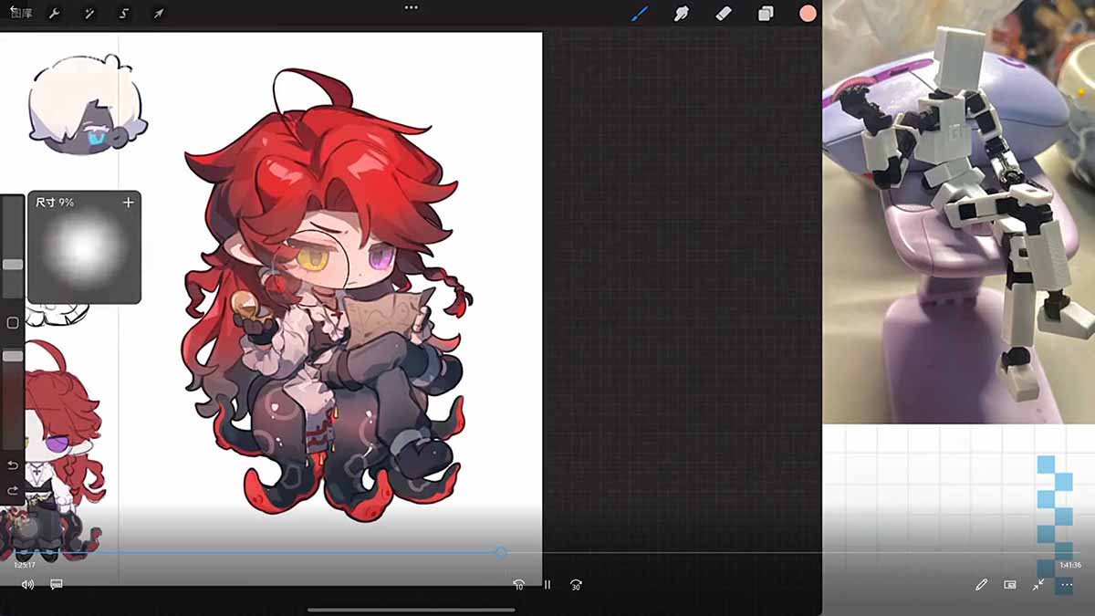 零基础学Q版立绘：从头身比例到服装细化，掌握让角色又可爱又有设计感的核心技法-项目资源网