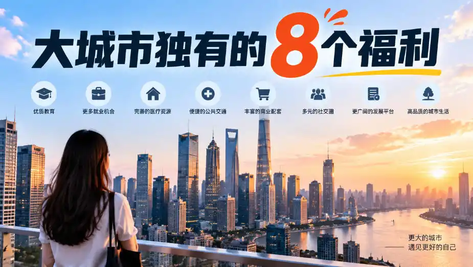 某公众号付费文章：大城市独有的8个福利-项目资源网