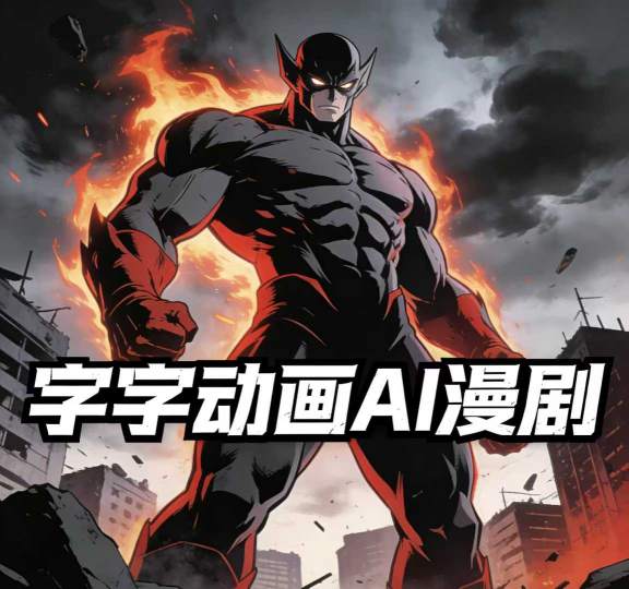 字字动画AI漫剧2026年第1期系统课程，小白看完就能学会实操的漫剧课，单人月收1-3W-项目资源网