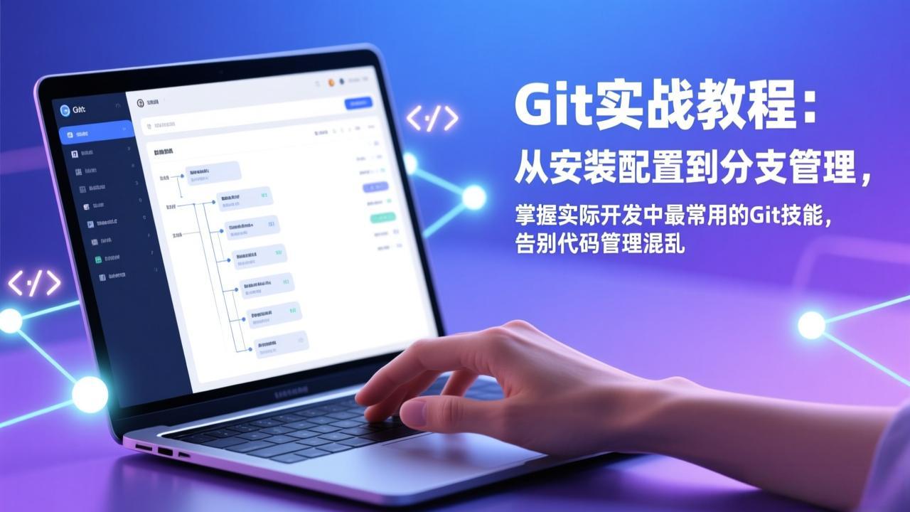 Git实战教程：从安装配置到分支管理，掌握实际开发中最常用的Git技能，告别代码管理混乱-项目资源网