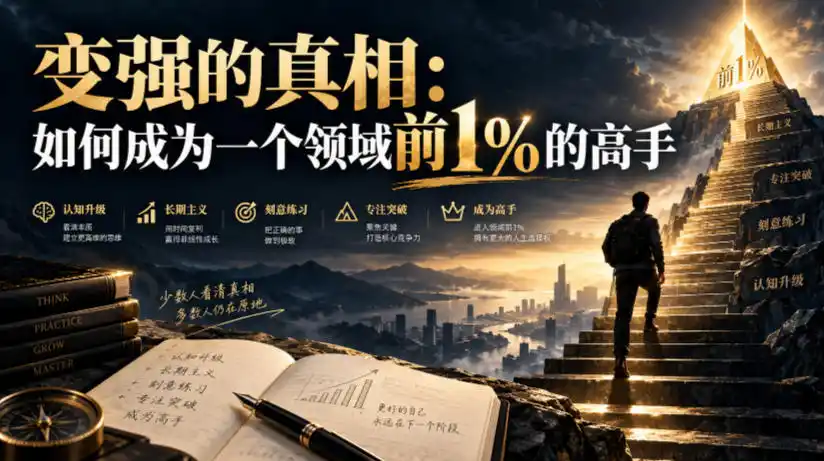 付费文章：变强的真相：如何成为一个领域前1%的高手-项目资源网