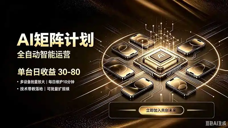 AI智能对话,矩阵规模化创业,全程技术扶持,长久稳定,日入800+-项目资源网