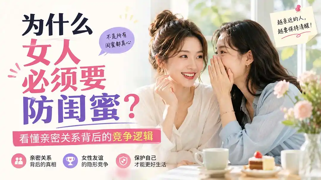 付费文章：为什么女人必须要防闺蜜？看懂亲密关系背后的竞争逻辑-项目资源网