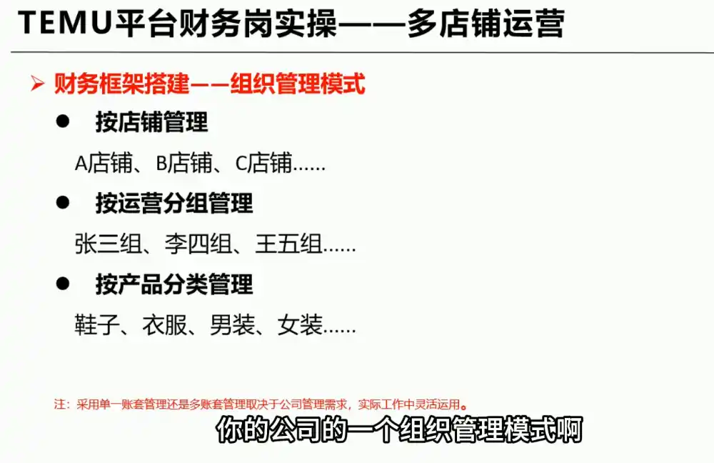 TEMU全盘账务实操课:账单导出、科目设置、利润核算 TEMU全盘账务实操课:账单导出、科目设置、利润核算