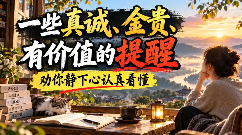 付费文章:一些真诚、金贵、有价值的提醒,劝你静下心认真看懂 付费文章:一些真诚、金贵、有价值的提醒,劝你静下心认真看懂