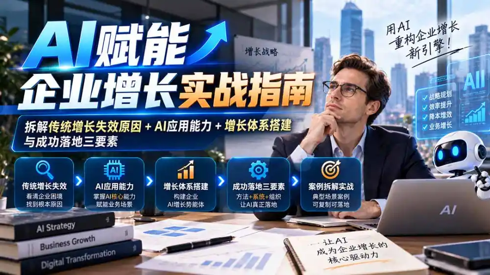 【无水印】AI赋能企业增长实战指南:拆解传统增长失效原因+AI应用能力+增长体系搭建与成功落地三要素 【无水印】AI赋能企业增长实战指南:拆解传统增长失效原因+AI应用能力+增长体系搭建与成功落地三要素