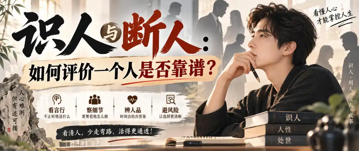 付费文章：识人与断人：如何评价一个人是否靠谱？-项目资源网